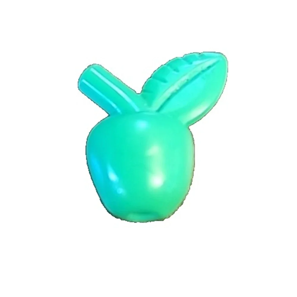 LEGO Piece Part Minifigure Size Accessory Bright Green Apple with Leaf  PLANTS!